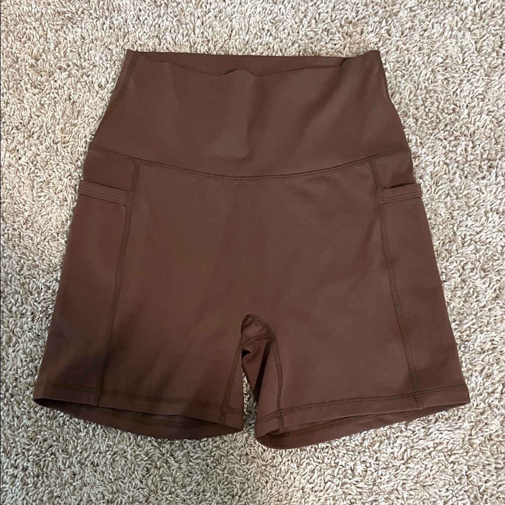 Brown Women's Bike Shorts